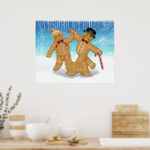 Gingerbrood Trio-Poster Poster (Keuken)