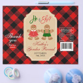 Gingerbrood Vakanestische kersttas Flyer (Enkel)