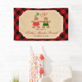 Gingerbrood Vakantie en Geslacht Kerstmis Spandoek (Insitu)