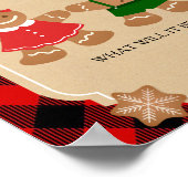 Gingerbrood Vakantie en Geslacht Welkomstbord Poster (Hoek)