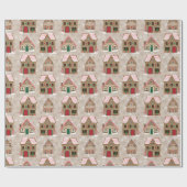 Gingerbrood - Verpakkingspapier - bruin Cadeaupapier (Vlak)