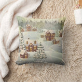 Gingerbrood Village Cushion Kussen (Deken)