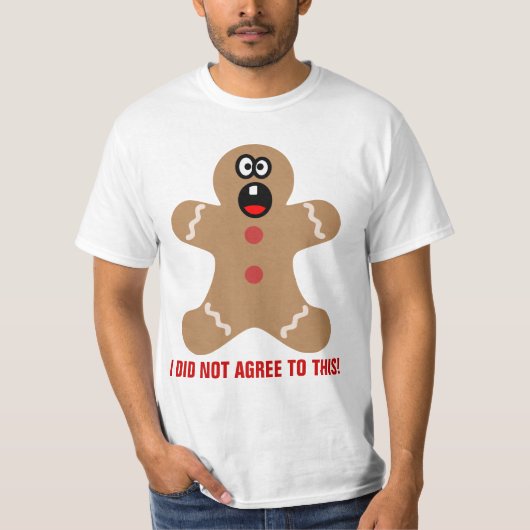 Gingerbrood voor de beste kerstgasten t-shirt (Voorkant)