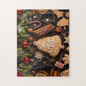 Gingerbrood voor kerstfeest Jigzaag Puzzle Legpuzzel (Verticaal)