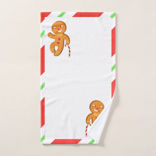 Gingerbrood voor mannen bad handdoek (Handdoek)