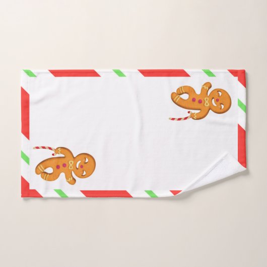 Gingerbrood voor mannen bad handdoek (Handdoek)