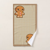 Gingerbrood voor mannen bad handdoek (Handdoek)