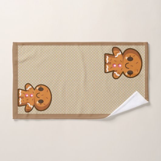 Gingerbrood voor mannen bad handdoek (Handdoek)