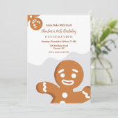 Gingerbrood voor mannen kaart (Staand voorkant)