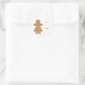 Gingerbrood Vrouw Gift Labels (Tas)