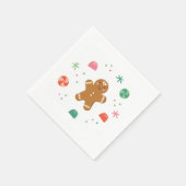 Gingerbrood wenst luiers servet (Hoek)