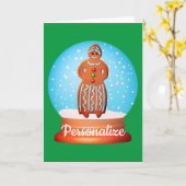 Gingerbrood wereldbol kaart (Gele Bloem)