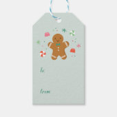 Gingerbrood wil cadeau label cadeaulabel (Voorkant)