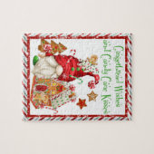 Gingerbrood Wishes and Candy Cane Kisses Legpuzzel (Horizontaal)