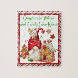 Gingerbrood Wishes and Candy Cane Kisses Legpuzzel