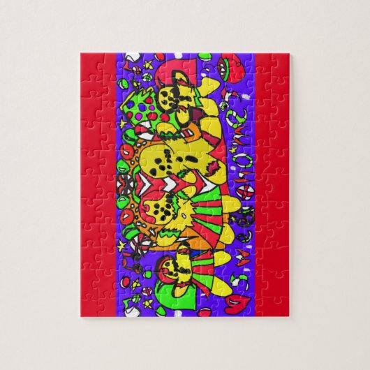 Gingerbrood Zoetthuis Legpuzzel (Verticaal)