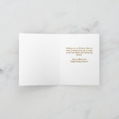 Gingerbroodhuis Feestdagen Kaart (Binnen)