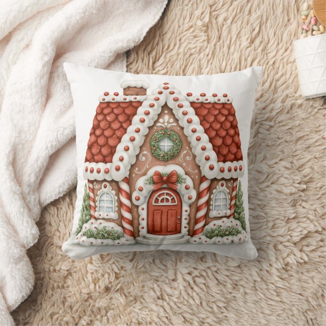 Gingerbroodhuis Kussen (Deken)
