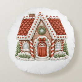 Gingerbroodhuis Rond Kussen