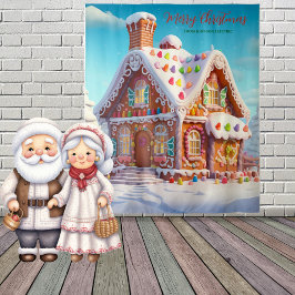 Gingerbroodhuis Wandkleed