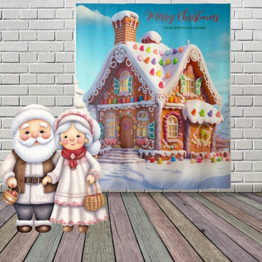 Gingerbroodhuis Wandkleed
