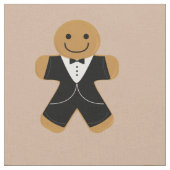 Gingerbroodman in een tuxedo stof (Close Up)