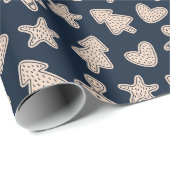 Gingerbroodmannen en koekjes kerstmis cadeaupapier (Rol Hoek)