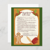 Gingerbroodrecept (Voorkant / Achterkant)