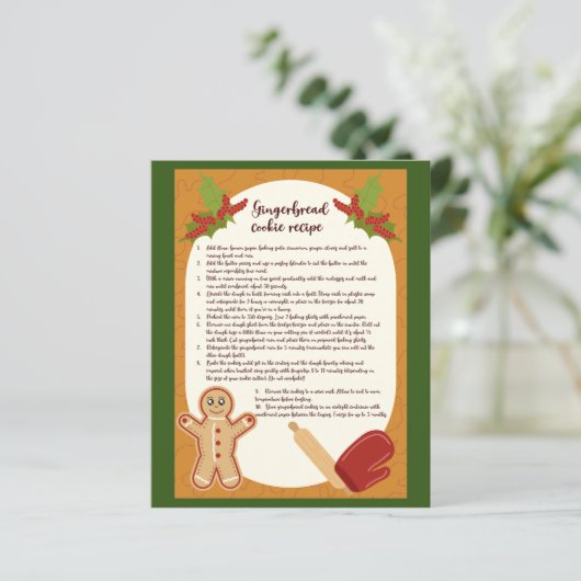 Gingerbroodrecept (Staand voorkant)