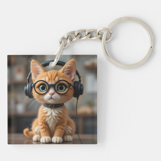 Gingerenkat voor games sleutelhanger (Achterkant)