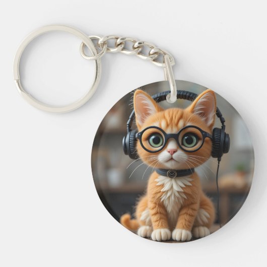 Gingerenkat voor games sleutelhanger (Voorkant)