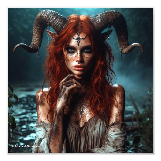 Gingerhead demoness foto afdruk (Voorkant)