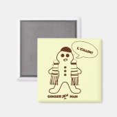Gingerjew-Man Magneet (Voorkant / Achterkant)