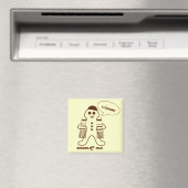 Gingerjew-Man Magneet (Insitu (Vaatwasser))