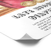 Gingerkoekjes en cacaovlinders Luier spel midderna Poster (Hoek)
