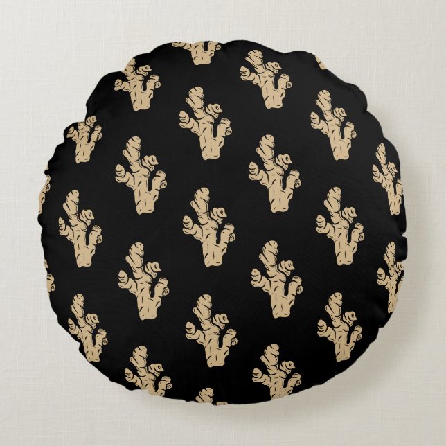 Gingerol Rond Kussen (Voorkant)