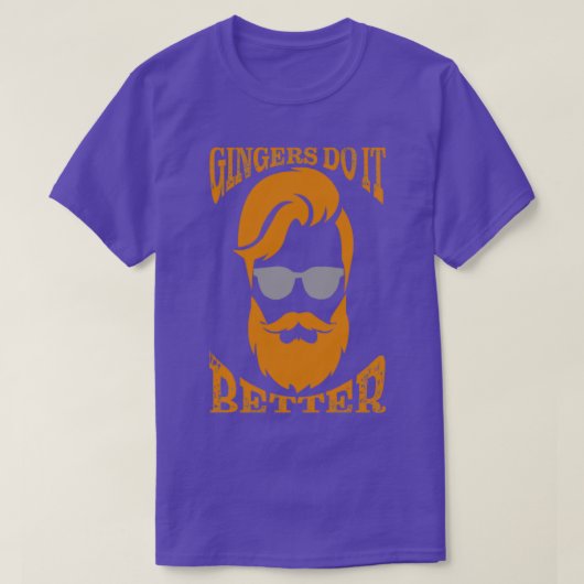 Gingers doen het beter t-shirt (Design voorkant)