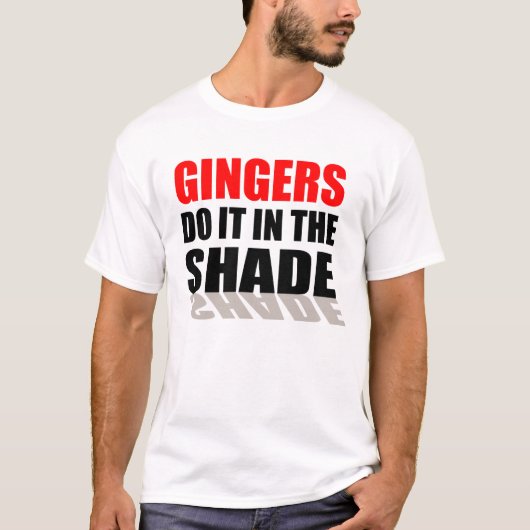 GINGERS DOEN HET IN DE SCHADE T-SHIRT (Voorkant)