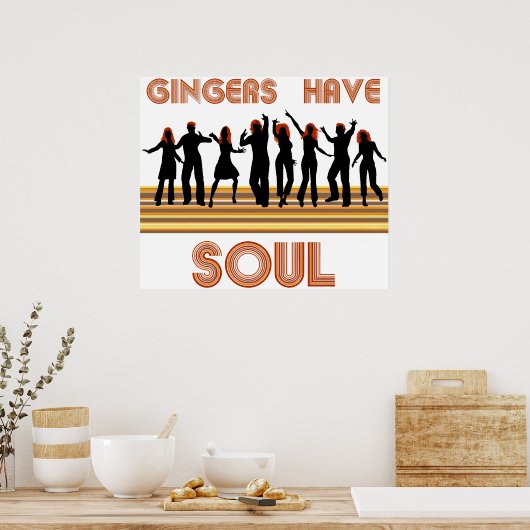 Gingers hebben Souls Train Poster (Keuken)