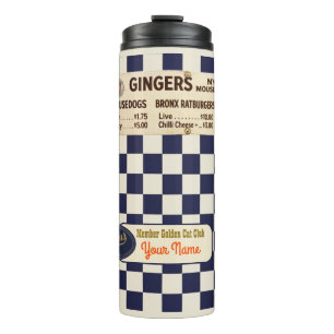 Gingers NYC Mouseteria Kat Club Thermosbeker