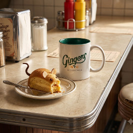 Ginger's NYC Mouseteria Retro Diner Mok - Tweekleu