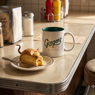 Ginger's NYC Mouseteria Retro Diner Mok - Tweekleu
