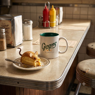 Ginger's NYC Mouseteria Retro Diner Mok - Tweekleu