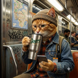Ginger's NYC Mouseteria roestvrijstalen reisbeker