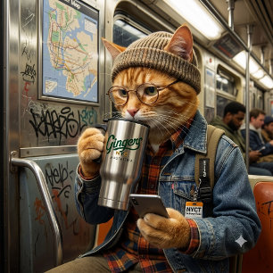 Ginger's NYC Mouseteria roestvrijstalen reisbeker