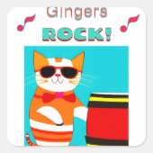 Gingers Rock! Sticker (Voorkant)