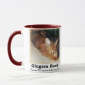 Gingers Rock! Verwerping van Bunny Rabbit Two TonM Mok (Links)