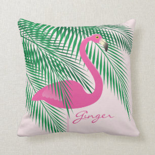 Ginger's roze Flamingo Pillow Kussen