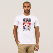 GINGERS UNITE PRINCE HARRY UK ROYAL GINGER T-SHIRT (Voorkant volledig)