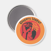 Gingers verenigen! magneet (Voorkant / Achterkant)